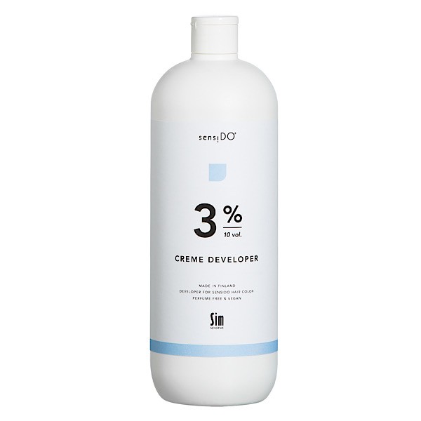3% Sensido Creme Developer non perfumed 1000ml