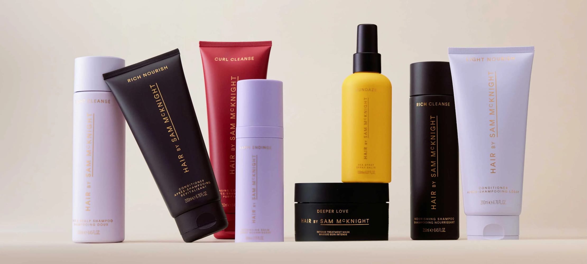 Hair by Sam McKnight-produkter i rad